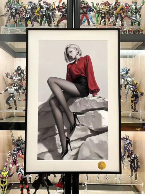 Black Stocking Ver. Android 18 Decorative Painting - Dragon Ball - Xingkong Studio