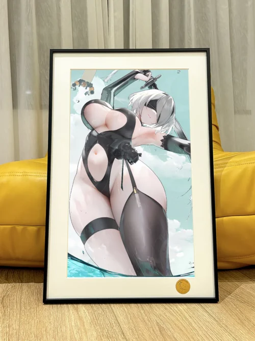 Splashing YoRHa No. 2 Type B Decorative Painting - NieR:Automata - Xingkong Studio
