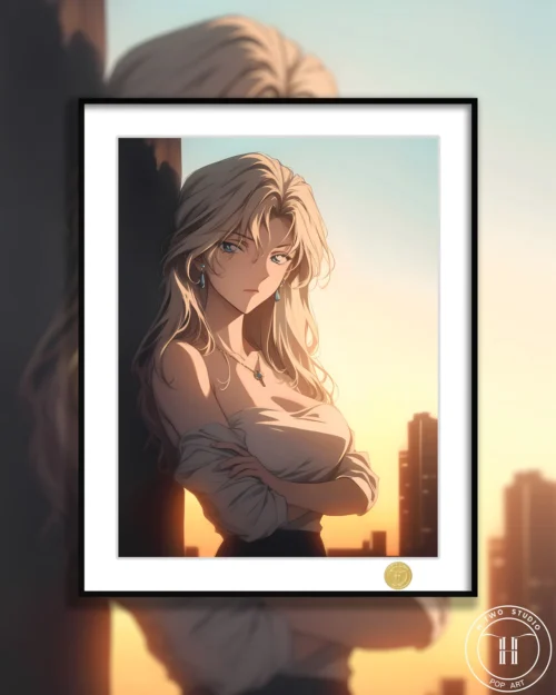 Vermouth at Dusk Decorative Painting - Detective Conan - H-TWO Studio
