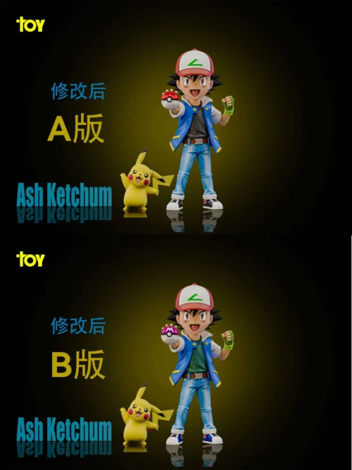 WCF Scale Ash Ketchum & Pikachu - Pokemon Statue - TOY Studio