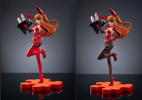 1/7 & 1/4 Scale Bunny Girls Asuka Langley Soryu - (EVA) Neon Genesis EVAngelion Statue - SunBird Studio