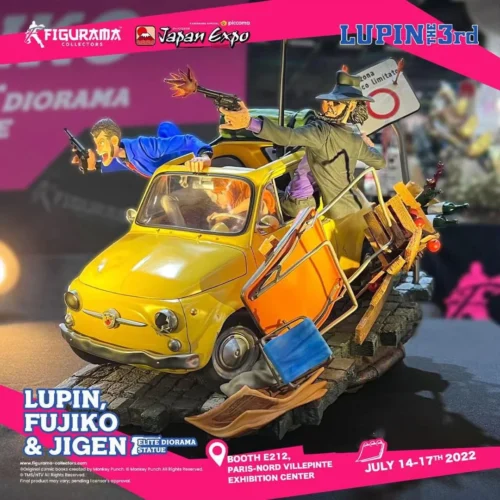 1/8 Scale Licensed Daisuke Jigen & Fujiko Mine - Lupin III Resin Statue - Figurama Collection