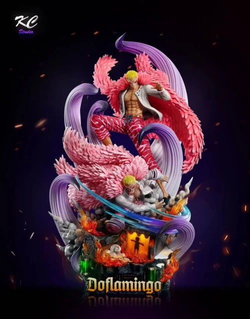 Fate vs. Series 002 Donquixote Doflamingo with LED - ONE PIECE Resin Statue - Kc Studios