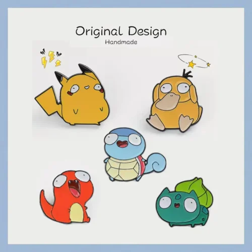 Funny Pokemon Series Enamel Pin - Free Shipping - Pokemon
