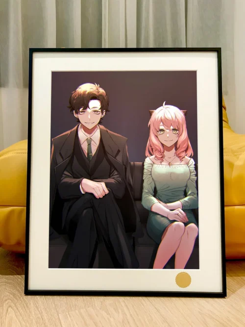 Grown Up Ver. Anya Forger & Damian Desmond Decorative Painting – SPY X FAMILY – Xingkong Studio