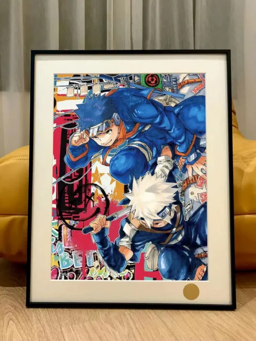 Young Kakashi & Obito Decoration Painting - Naruto - Xingkong Studio