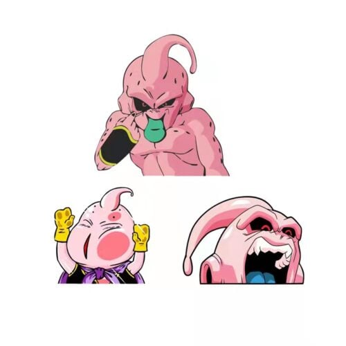 Wacky Majin Buu Car Sticker - Free Shipping - Dragon Ball
