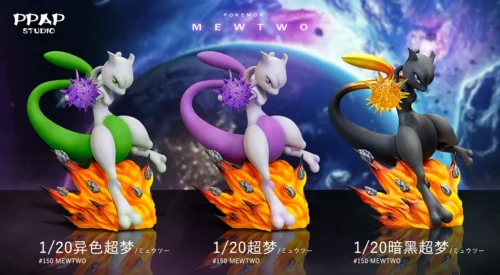 1/20 Scale World Zukan Mewtwo - Pokemon Resin Statue - PPAP Studios