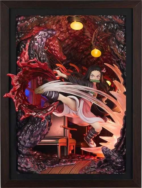 Mugen Train Kamado Nezuko with LED - Demon Slayer: Kimetsu no Yaiba Official Statue - Good Smile Company