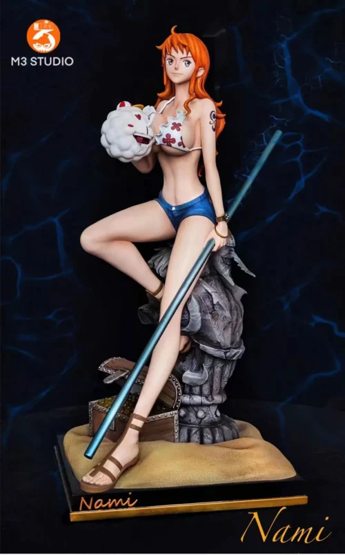 POP & 1/4 Scale Nami - ONE PIECE Resin Statue - M3 Studios