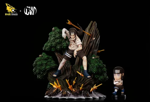 1/7 Scale Sasuke Retrieval Arc Line (Sasuke Rescue) Neji Hyūga - Naruto Resin Statue - Kyubi Studio