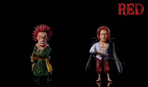 WCF Scale Red Hair Pirates Shanks & Rockstar  - ONE PIECE Resin Statue - A Plus Studios
