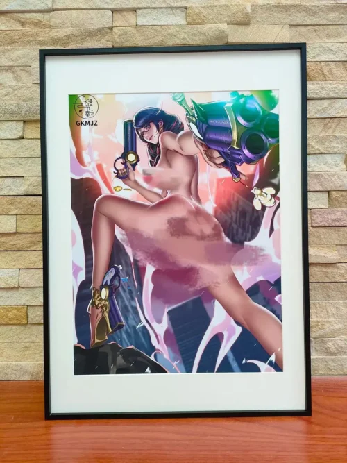 Decorative Paint of Famed Witch Bayonetta - Bayonetta Decorative Painting - ManJieZou Studio