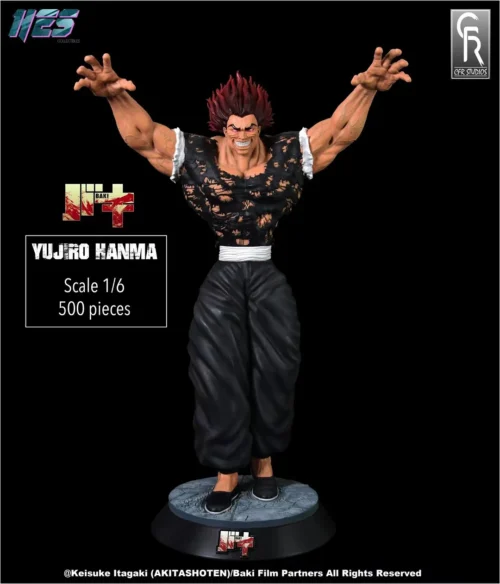 1/6 Scale Licensed Yujiro Hanma - Baki the Grappler Resin Statue - CFR Studio