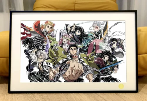 Nine Hashira Gathering Decorative Painting - Demon Slayer: Kimetsu No Yaiba - Xingkong Studio