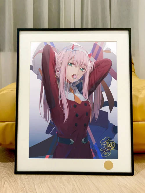 Zero Two Decorative Painting - DARLING in the FRANXX - Xingkong Studio