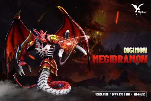 Four Great Dragons Series Megidramon - Digimon Resin Statue - Me House