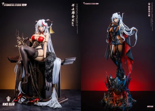 1/4 Scale Sea Legend And Azur Series KMS Agir - Azur Lane Resin Statue - STIGMATAS Studio