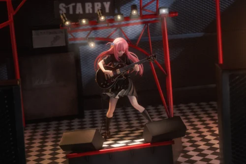 1/7 Scale First Performance Ver. Hitori Gotoh with LED - Bocchi the Rock! Statue - HunYu Studios