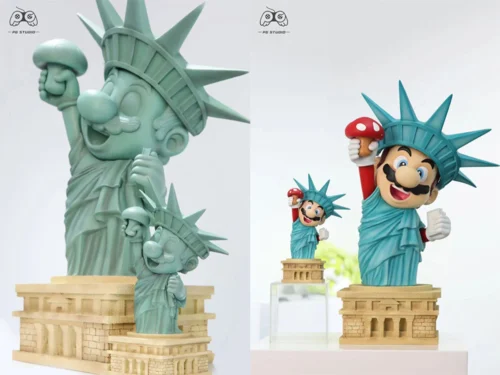 Liberty Cosplay Mario - Super Mario Resin Statue - PG Studio
