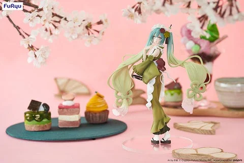 Sweet Sweets Series Matcha Green Tea Parfait Ver. Hatsune Miku - VOCALOID Official Statue - FURYU Studios