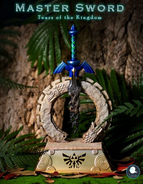 Master Sword 2.0 with LED - The Legend of Zelda: Tears of the Kingdom Resin Statue - iLL ILLEGAL FACTORY Studios