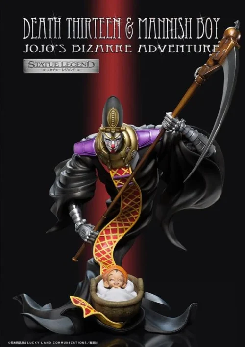 Statue Legend Series Death Thirteen & Mannish Boy - JoJo's Bizarre Adventure Official Statue - Medicos