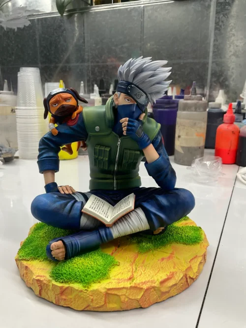 1/6 Scale Kakashi Hatake & Pakkun - Naruto Resin Statue - Idealism-Studio