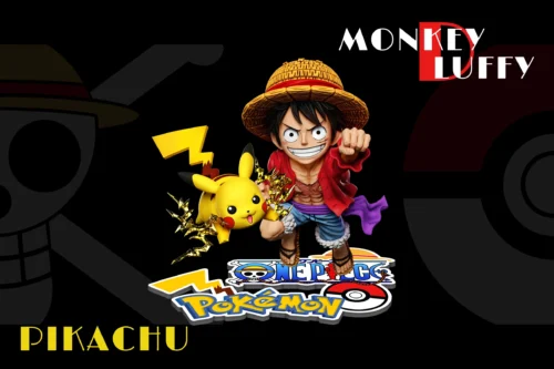 Monkey D. Luffy & Pikachu - ONE PIECE Pokemon Resin Statue - A Plus Studios
