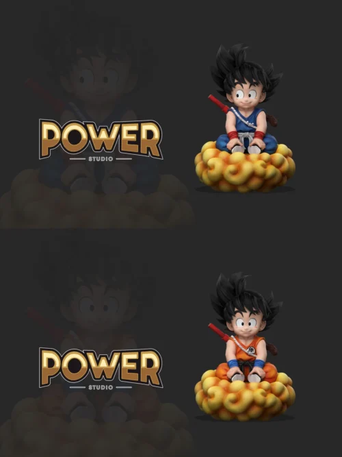 Riding Flying Nimbus Little Son Goku - Dragon Ball Statue - Power Studio