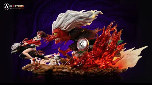 Chasing with LED - Dandadan Resin Statue - K9 Studio