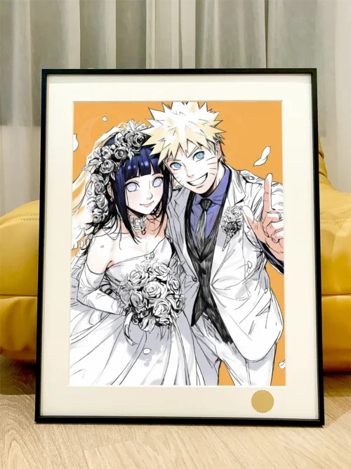 Wedding of Hinata Hyuga & Naruto Uzumaki Decorative Painting - Naruto - Xingkong Studio