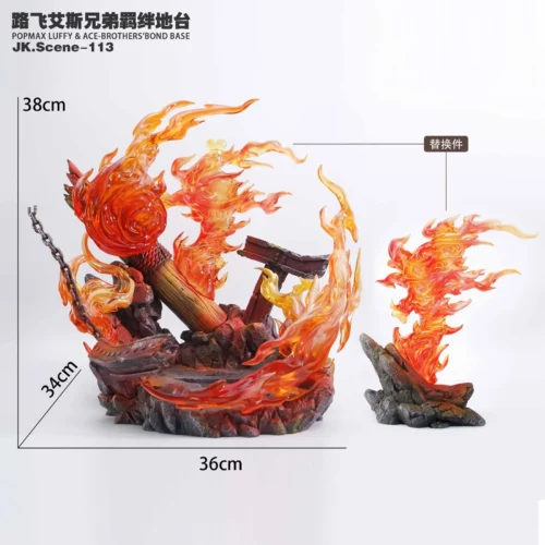POP MAX Scale Brotherly Bond Base ONLY - ONE PIECE Resin Statue - JacksDo Studios