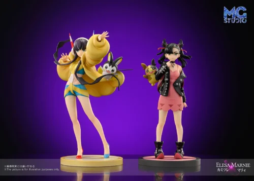 1/20 & 1/8 Scale World Zukan Elesa & Marnie - Pokemon Resin Statue - MG Studios