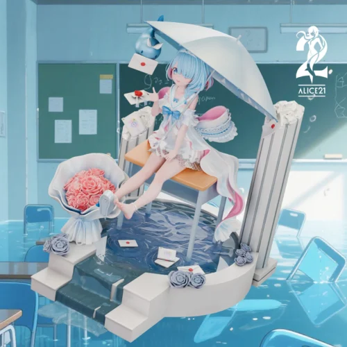 1/6 Scale Wedding Dress Ver. Arona with LED - Blue Archive Resin Statue - Alice21 Studio