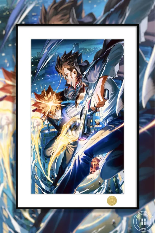 Tsunayoshi Sawada & Xanxus Decorative Painting - HITMAN REBORN! - H-TWO Studio