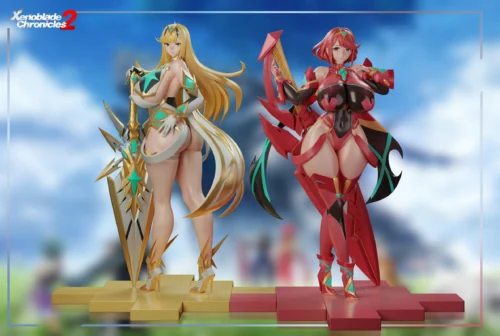 1/6 Scale Mythra & Pyra - Xenoblade Chronicles 2 Statue - BGA Studio