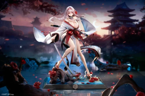 1/4 Scale Longing Flower Ver. Black Shadow Scarlet - Goddess of Victory: Nikke Official Statue - Hobby Sakura Studio