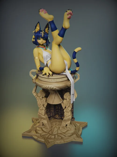 Egyptian Cat - Original Design Resin Statue - Spirit Demon Studio