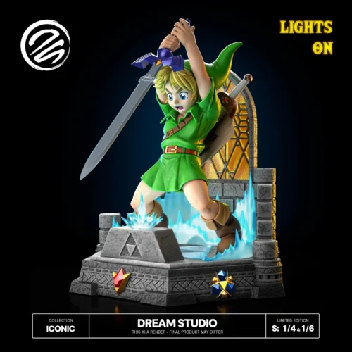 1/6 & 1/4 Scale Young Ver. Link & Master Sword with LED - The Legend of Zelda Resin Statue - Dream-Studio