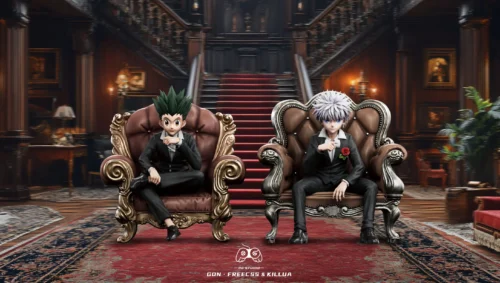 Sofa Series Gon Freecss & Killua Zoldyck - HUNTER X HUNTER Resin Statue - PG Studio