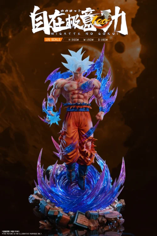 Ultra Instinct Son Goku 2.0 with LED - Dragon Ball Resin Statue - Too Studio