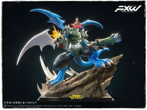 MH & Big Scale Paildramon - Digimon Resin Statue - FXW Studio