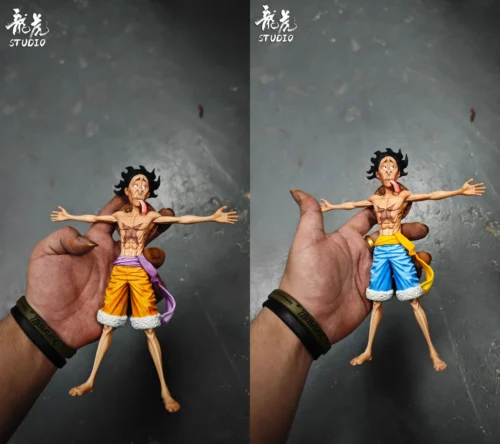 POP Scale Tired Old Man Monkey D. Luffy - ONE PIECE Resin Statue - LongHu Studios