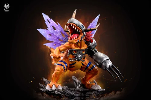 Small & Big Scale MetalGreymon - Digimon Resin Statue - Phoenix Studio