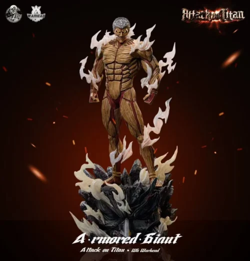 The Armored Titan with LED - Attack On Titan Resin Statue - Warhead Studios