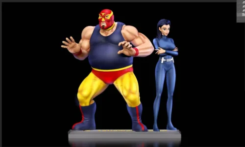 El Toro Fuerte & Viper - Jackie Chan Adventures Resin Statue - ShengZhu Studio