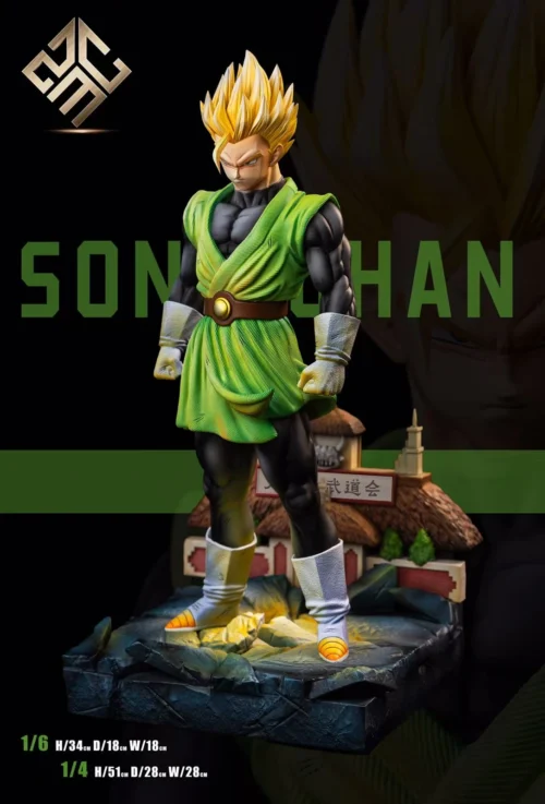 1/6 & 1/4 Scale Green Suit Ver. Super Saiyan Son Gohan - Dragon Ball Resin Statue - ZMC Studio