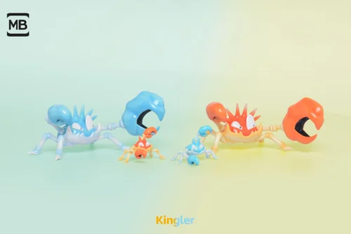 1/20 Scale World Zukan Evolution of Kingler Set - Pokemon Statue - MB Studio