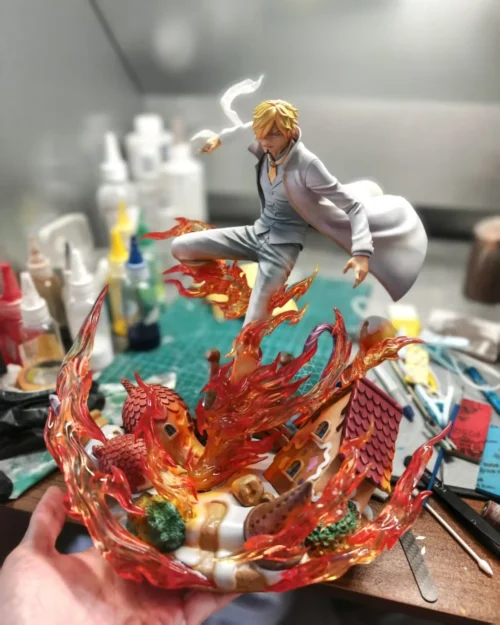 POP Scale Whole Cake Island Arc Sanji - ONE PIECE Resin Statue - SQ Studio